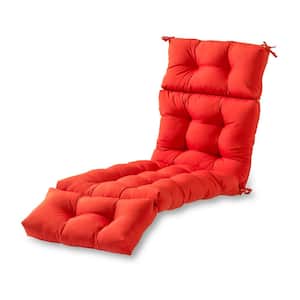 Solid Salsa Outdoor Chaise Lounge Cushion
