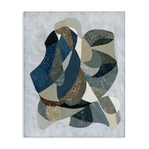 Stupell Industries Intertwined Geometric Shapes by Coco Good Unframed Abstract Graphic Art Print 20 in. x 16 in.
