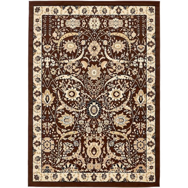 Espahan Cape Cod Brown 7' 0 x 10' 0 Area Rug