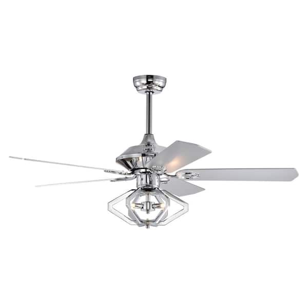 INNOBULE 52 in. Sliver Indoor Ceiling Fan
