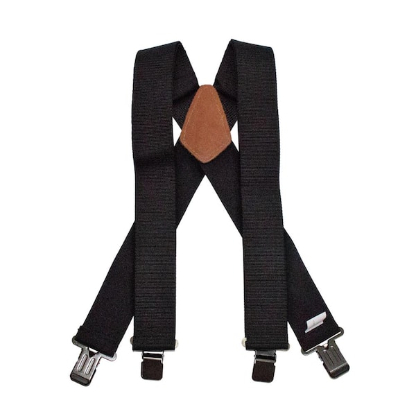 Bucket Boss 61120 Web Black Polyester Alligator Clip Suspender in the Tool  Belt Accessories department at