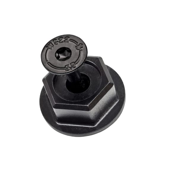 Simpson Strong-Tie Outdoor Accents Black Powder-Coated Hex