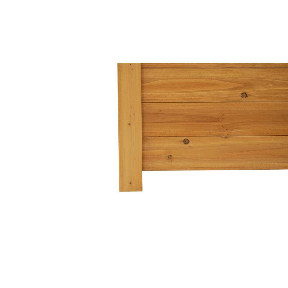 4ft H x 4ft W Cedar Wood Privacy Screen Kit
