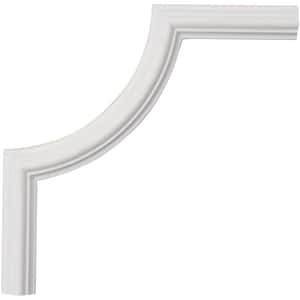 8 in. x 1/2 in. x 8 in. Urethane Classic Panel Moulding Corner (Matches Moulding PML00X00CL)