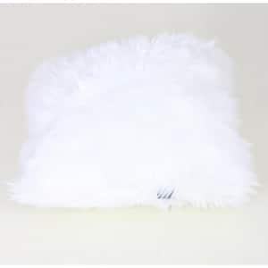 NUBE Agnes Beige Chinchilla Faux Fur Throw Pillow (18 in. x 18 in.)  PIL-RSPBG5050 - The Home Depot