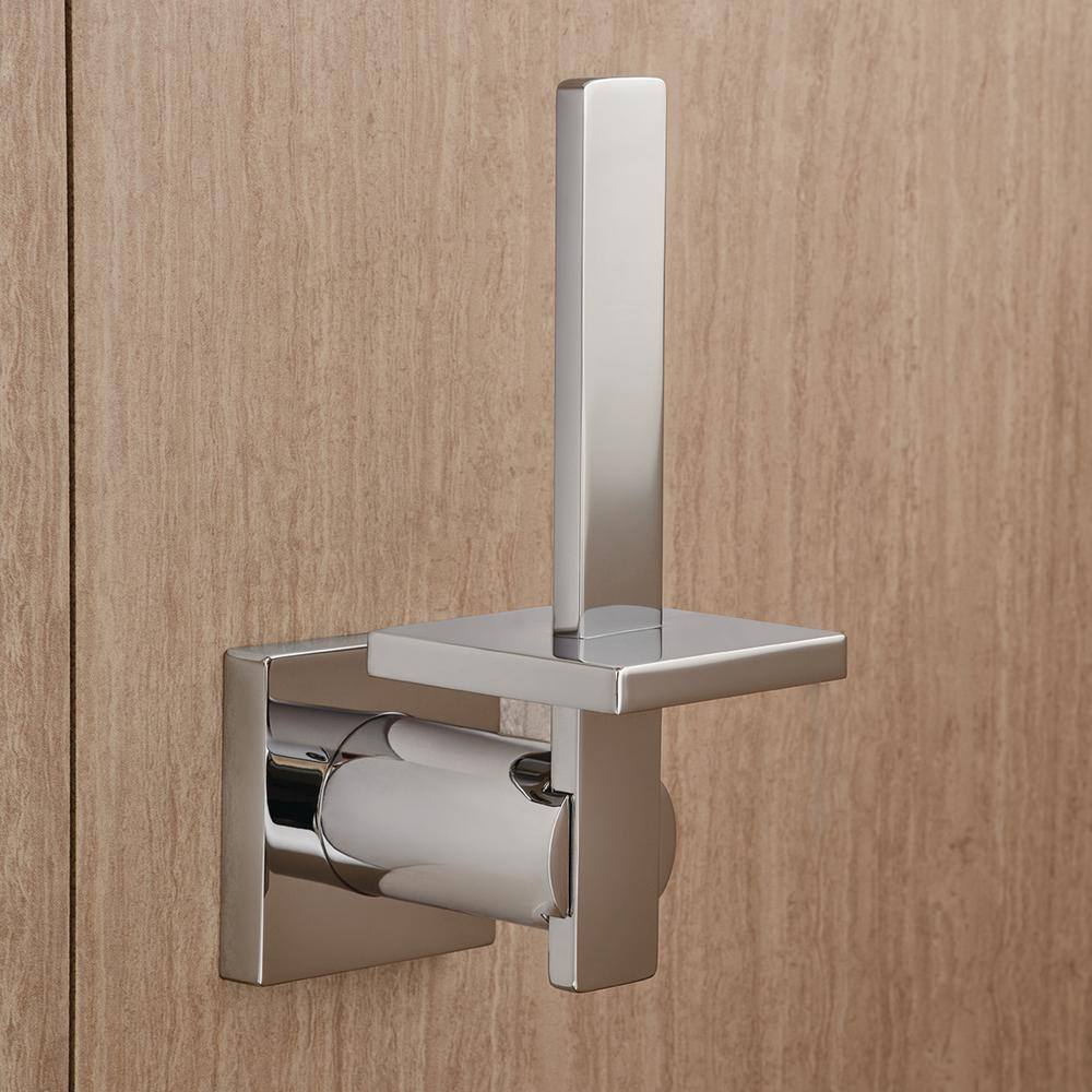Polished Chrome Wall Mounted Brass Toilet Paper Holder