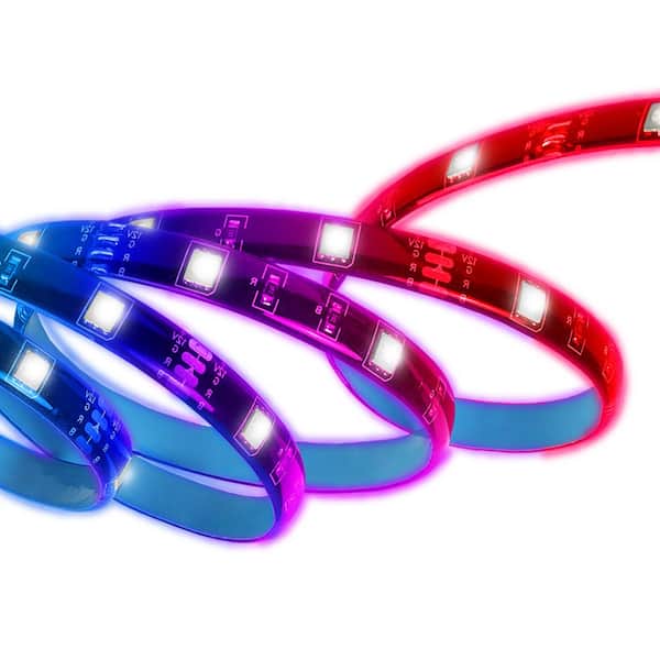 Xtreme Lit Multicolor LED Light Strip with Remote Control 6 ft
