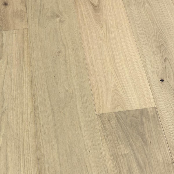Malibu Wide Plank Benecia French Oak 1/2 in.T x 7.5 in.W Tongue and Groove Wirebrushed Engineered Hardwood Flooring (23.3 sq. ft./case)