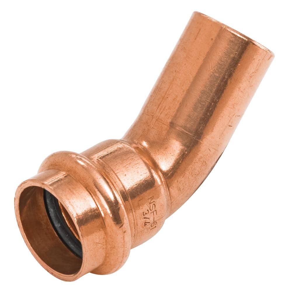 1-1/4 in. Copper 45-Degree Fitting x Press Elbow price history on PriceWatchPro
