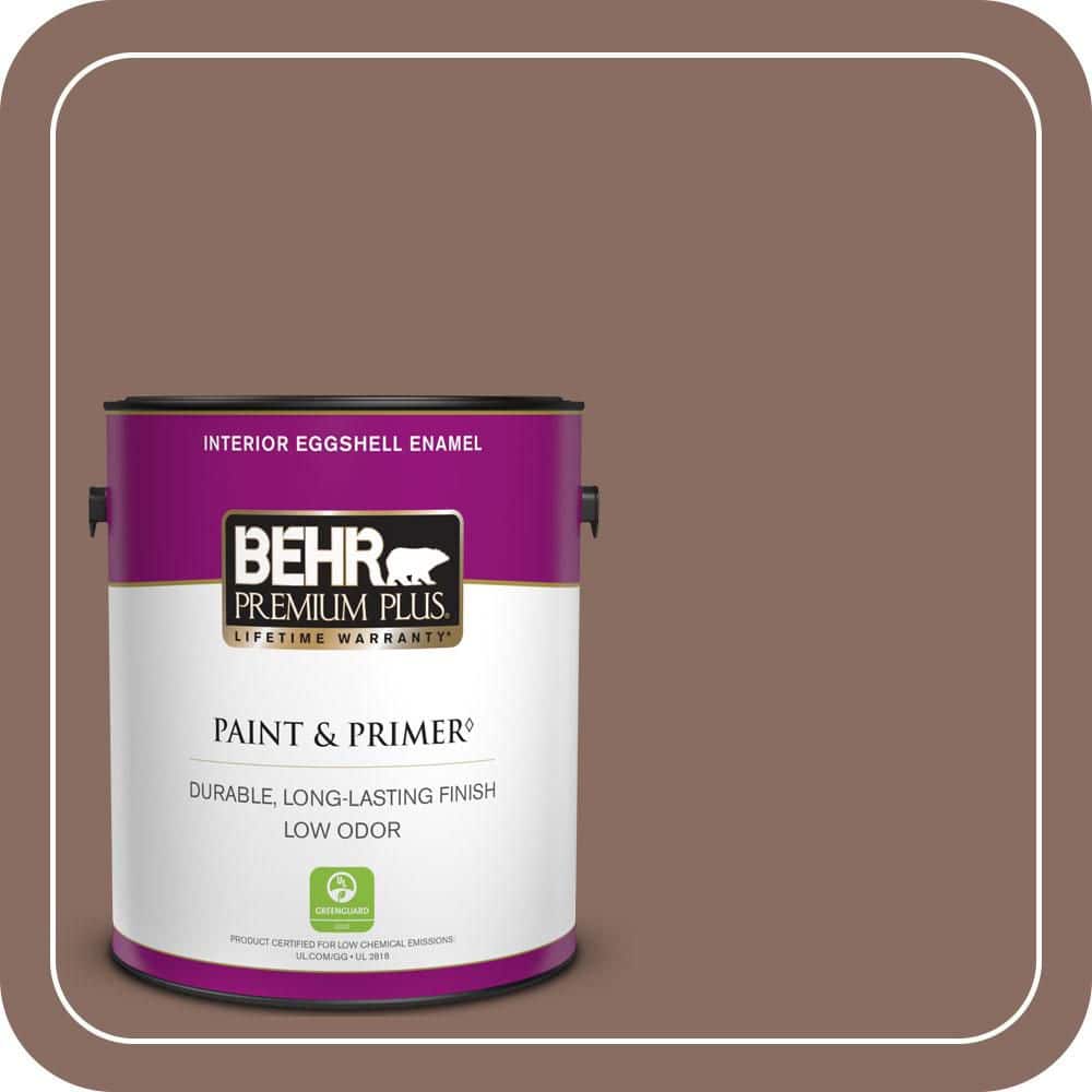 1 gal. #N150-5 French Truffle Eggshell Enamel Low Odor Interior Paint & Primer price history on PriceWatchPro