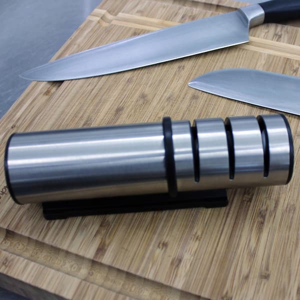 VEVOR 10-PCS Knife Sharpener 10.63 in. L 2-Dual Sided Grit Diamond  Whetstone Knife Sharpening Kit with 3-Non-Slip Base Angle  MDSTJ28000003OVJSV0 - The