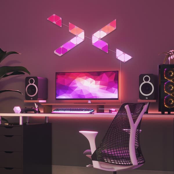 Nanoleaf Shapes - Modular Lighting Mini Triangles Smarter Kit RGBW