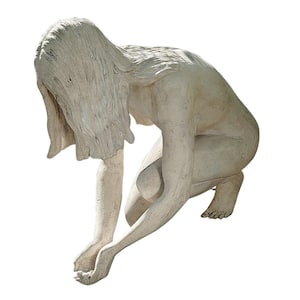28 in. H Lady of the Lake Stone Finish Life Size Statue