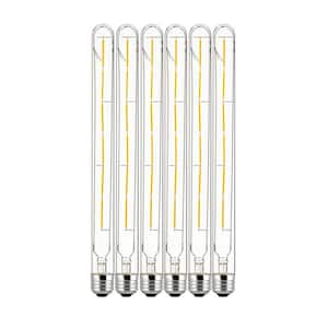 40-Watt Equivalent 11.8 in. Linear T8 Medium E26 Base LED Tube Light Bulb Dimmable UL Listed, Warm White 2700K (6-Pack)