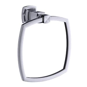 Margaux Towel Ring in Polished Chrome