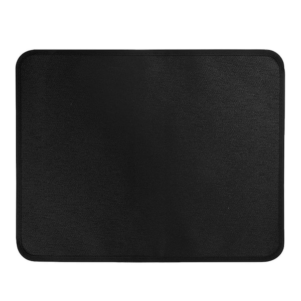 Fiberglass Silicone Black Heat Resistant Countertop Protector Mat w/ Fireproof Surface for Air Fryer, Oven,Coffee Maker