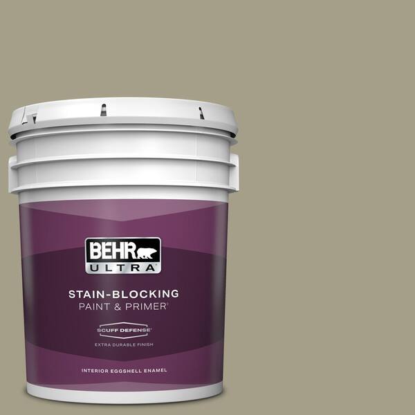 BEHR ULTRA 5 gal. #PMD-57 Fossil Stone Extra Durable Eggshell Enamel Interior Paint & Primer