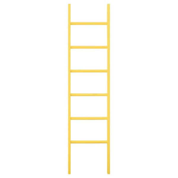 PRIMEPLUS 4 Towel Holders Square-Round Ladder Stainless Steel Towel Rack in Gold