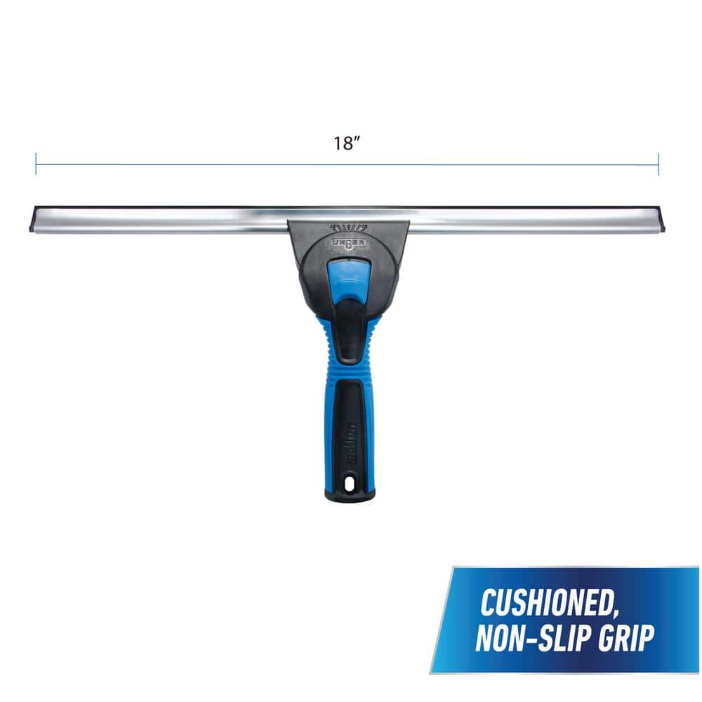 18-Inch Swivel Window Squeegee with Poly Blade