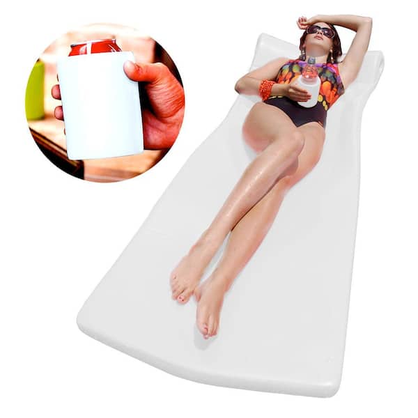 Robelle Extra-Premium Plus Bonus Kool Kan White Pool Float