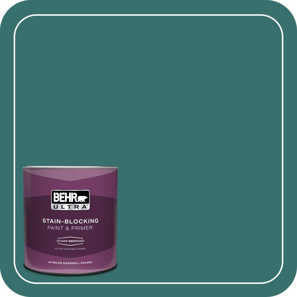 1 qt. #500D-7 Caribbean Green Extra Durable Eggshell Enamel Interior Paint & Primer price history on PriceWatchPro
