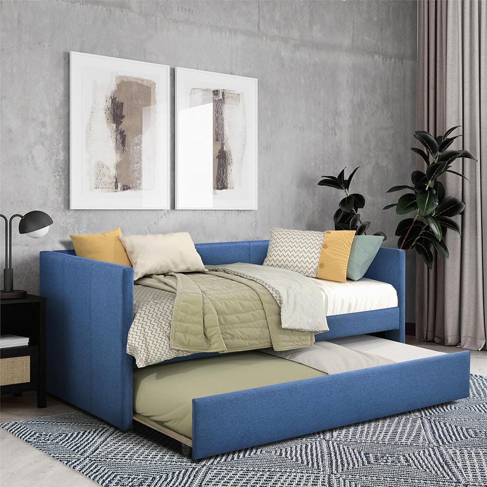 Andes Blue Twin Daybed with Trundle