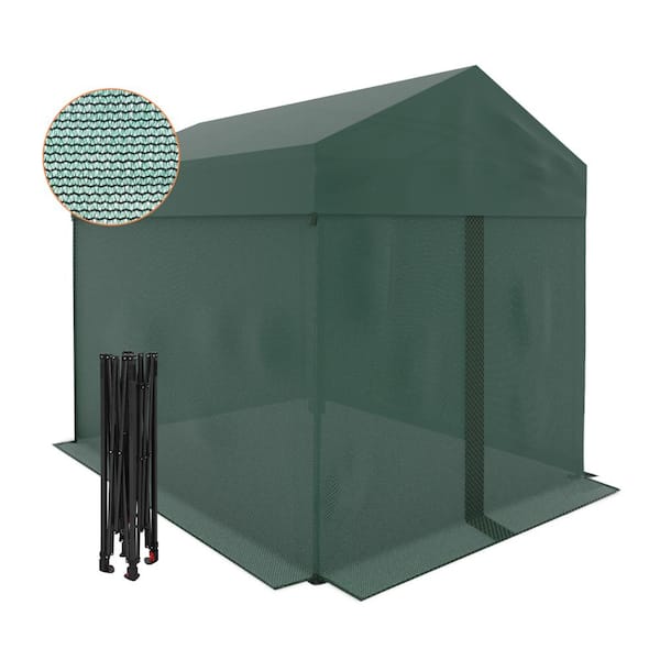 EAGLE PEAK 6 ft. x 8 ft. Portable Walk-in Mesh Cover Hobby House Greenhouse