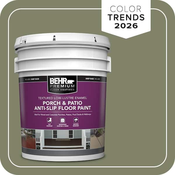 5 gal. #S380-6 Ecological Textured Low-Lustre Enamel Interior/Exterior Porch and Patio Anti-Slip Floor Paint