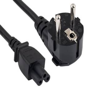 6 ft. European 3-Prong Angled Notebook Power Cord (Angled CEE 7/7 to IEC320 C5) (4-Pack)