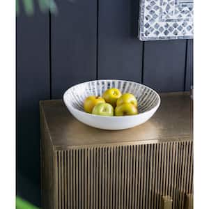 Visol Products Heliot Stainless Steel Modern Fruit Bowl 