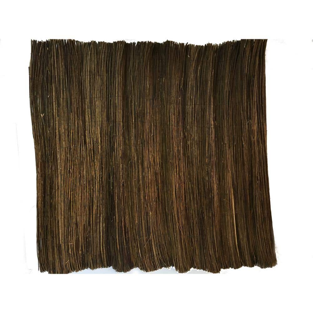 rurumu:　sacredness fence emb tunic brown Backyard X-Scapes 6 ft. H x 16 ft. L Bamboo Willow Fence 20