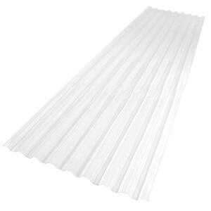 26 in. x 12 ft. Polycarbonate Roofing Panel in Clear