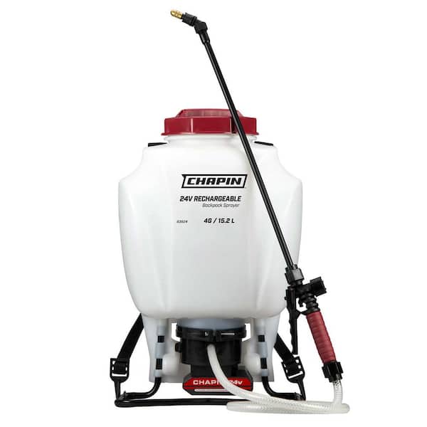 Chapin 4 Gal. Rechargeable 24V Lithium-Ion Battery Powered Backpack Sprayer