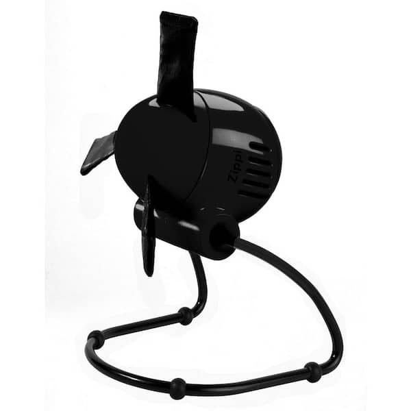 Zippi 7 in. Personal Fan, Black