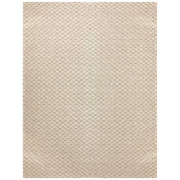 Tulum Cream 8 ft. x 10 ft. All-over design Contemporary Area Rug