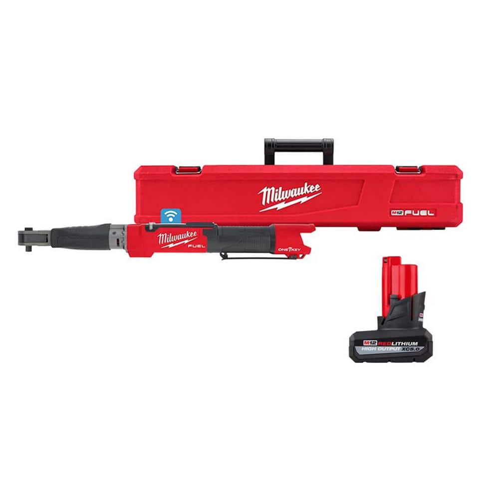 M12 FUEL ONE-KEY 12V Lithium-Ion Brushless Cordless 3/8 in. Digital Torque Wrench W/(1) 5.0Ah High Output Battery Pack price history on PriceWatchPro