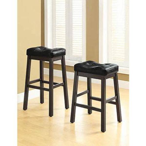 coaster bar stools solid wood cappuccino