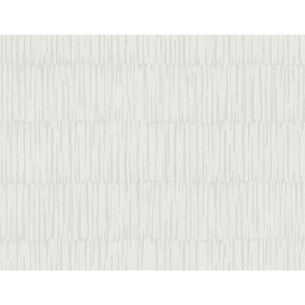 Seabrook Designs Hemp Naomi Striped Paper Unpasted Wallpaper Roll (60.75 sq. ft.)