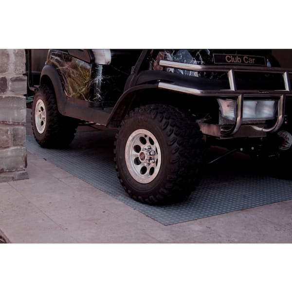 Various Sizes Available RoughTex Diamond Deck 85515 Pewter Textured Roll Out Garage Floor Mat 