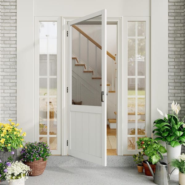 EH PUERTA 30 in. x 80 in. Universal Primed White Paneled Style