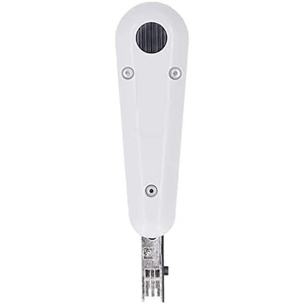 2-Piece Punch Down Impact Tool ABS Material Wire Terminal Insertion Cutter for Cable Connection and Modules
