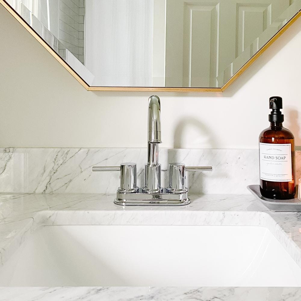 St. Lucia Chrome 4" Centerset Bathroom Faucet