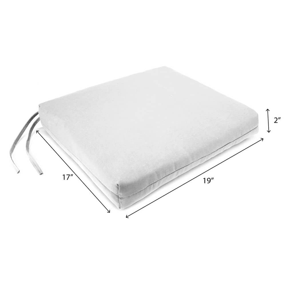 Tory Denim Blue Rectangular Outdoor Chair Pad Cushion