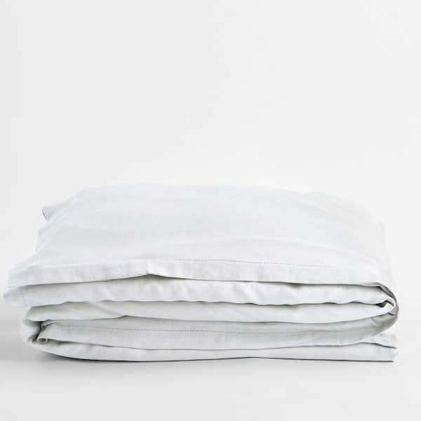 The Company Store Linen 19 in. X 19 in. White Cotton Napkins (Set of 4)  80049D-OS-WHITE - The Home Depot