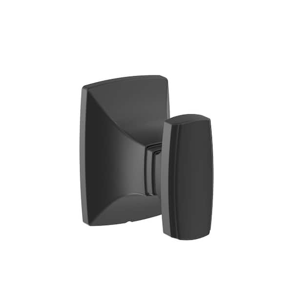 Highland Ridge Single Robe Hook in Matte Black