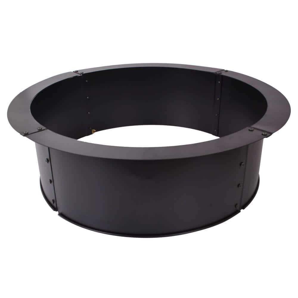 33 In Round Fire Ring Ds 24750 The, 36 Inch Fire Pit Ring Home Depot