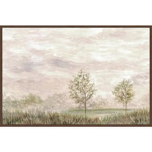"Beauty of Silence" by Marmont Hill Floater Framed Canvas Nature Art Print 16 in. x 24 in. .