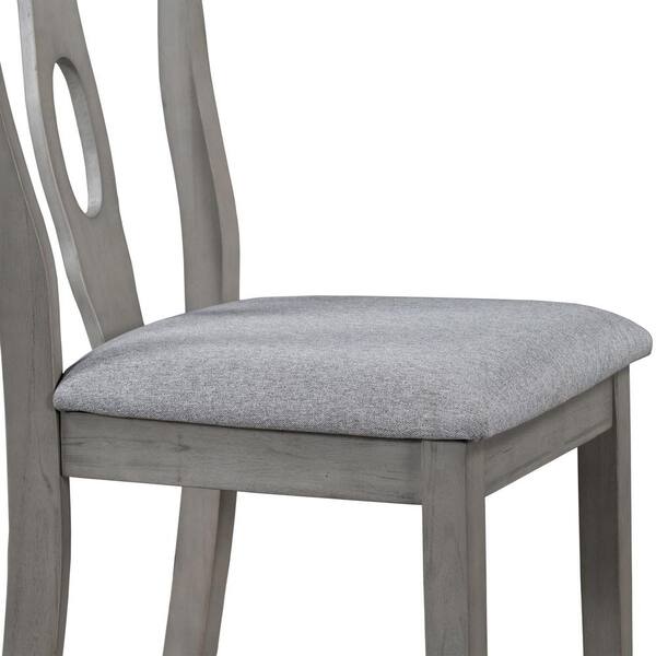 Gray discount wood chair