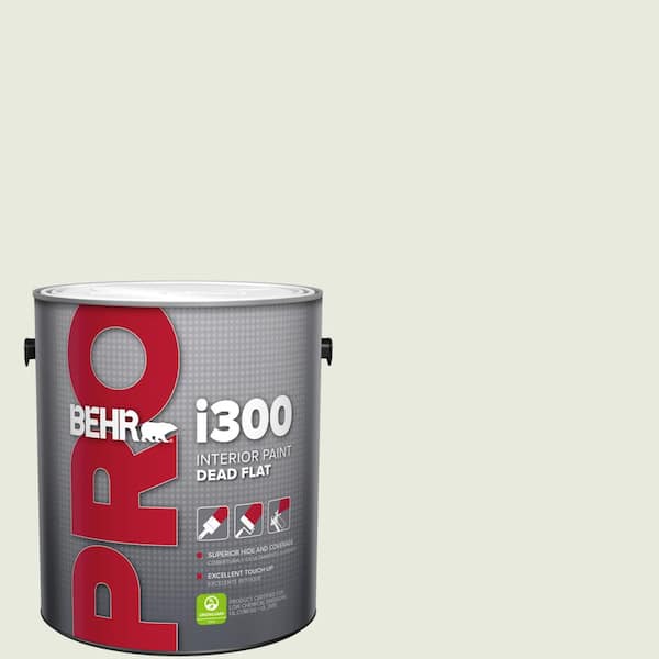 BEHR PRO 1 gal. #GR-W07 Angel Feather Dead Flat Interior Paint