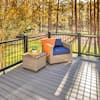 Enhance Naturals 1 in. x 6 in x 12 ft. Rocky Harbor Grooved Edge Grey Composite Deck Board